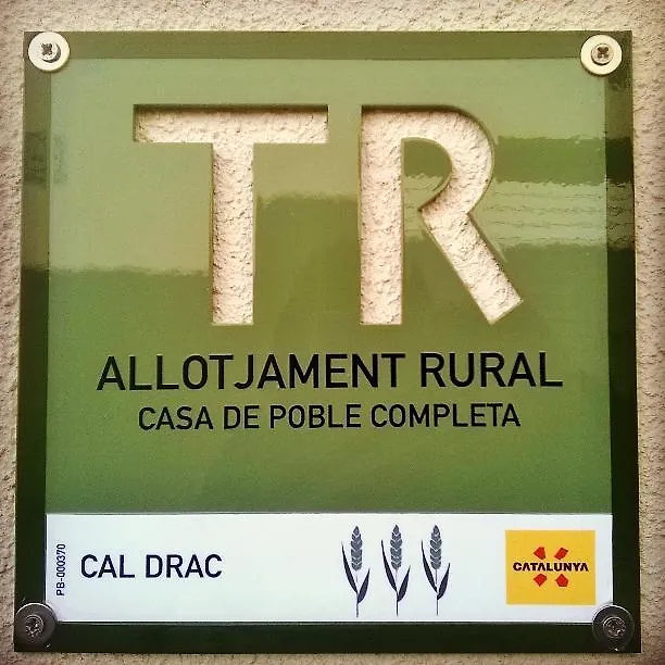 Casa Rural Cal Drac Guest House Puigdalba 0*,